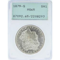 1879-S $1 Morgan Silver Dollar Coin PCGS MS65