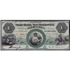 Image 1 : 1866 $1 The State Bank of New Brunswick Obsolete Bank Note
