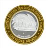 Image 1 : .999 Silver Palms A Maloof Casino Resort $10 Casino Gaming Token Limited Edition