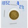 Image 1 : 1852 $2 1/2 Liberty Head Quarter Eagle Gold Coin