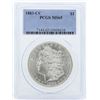 Image 1 : 1883-CC $1 Morgan Silver Dollar Coin PCGS MS65