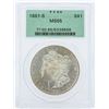 Image 1 : 1881-S $1 Morgan Silver Dollar Coin PCGS MS65