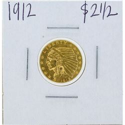 1912 $2 1/2 Indian Head Quarter Eagle Gold Coin