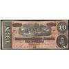 Image 1 : 1864 $10 The Confederate States of America Note