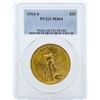 Image 1 : 1914-S $20 St. Gaudens Double Eagle Gold Coin PCGS MS64