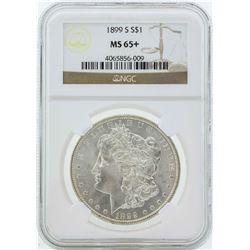 1899-S $1 Morgan Silver Dollar Coin NGC MS65+