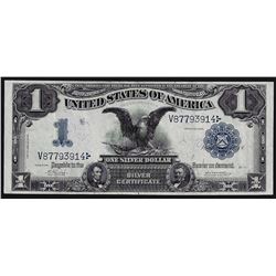1899 $1 Black Eagle Silver Certificate Note