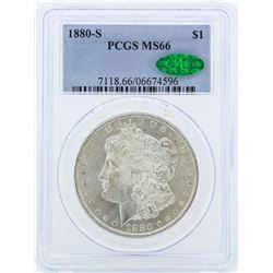 1880-S $1 Morgan Silver Dollar Coin PCGS MS66 CAC