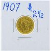 Image 1 : 1907 $2 1/2 Liberty Head Quarter Eagle Gold Coin