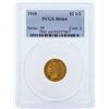 Image 1 : 1910 $2 1/2 Indian Head Quarter Eagle Gold Coin PCGS MS64
