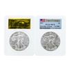 Image 1 : Lot of 2016-W & 2017 $1 American Silver Eagle Coins PCGS MS70