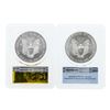 Image 2 : Lot of 2016-W & 2017 $1 American Silver Eagle Coins PCGS MS70