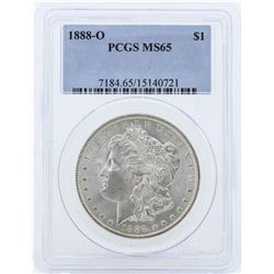 1888-O $1 Morgan Silver Dollar Coin PCGS MS65