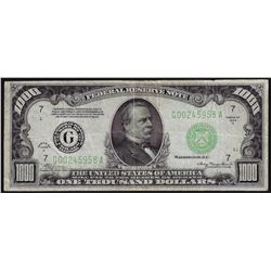 1934A $1,000 Federal Reserve Note Chicago