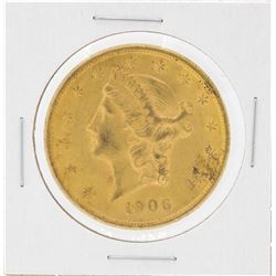 1906-D $20 Liberty Head Double Eagle Gold Coin