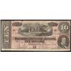 Image 1 : 1864 $10 The Confederate States of America Note