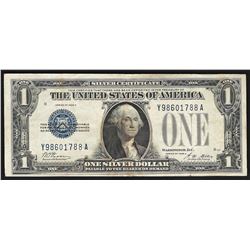 1928A $1 Funnyback Silver Certificate Note