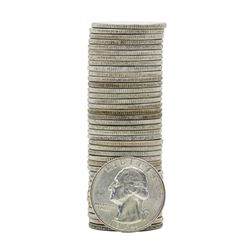 Roll of (40) 1954 Brilliant Uncirculated Washington Quarters