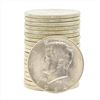 Image 1 : Roll of (20) 1964-D Brilliant Uncirculated Kennedy Half Dollar Coins
