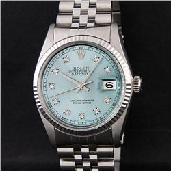 Rolex Stainless Steel DateJust Mens Wristwatch