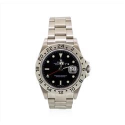 Rolex Stainless Steel Explorer II Mens Wristwatch