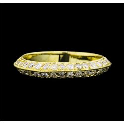 14KT Yellow Gold Ladies 1.00ctw Diamond Band