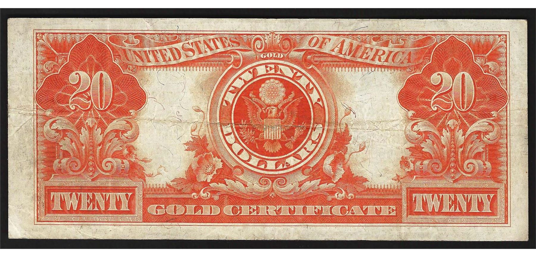 1922 $20 Gold Certificate Note 1922 $20 Gold Certificate Note