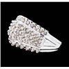 Image 2 : 14KT White Gold 1.43ctw Diamond Ring
