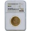 Image 1 : 1914 Canada $10 George V Gold Coin NGC MS63