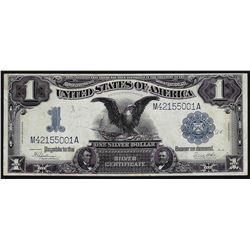 1899 $1 Black Eagle Silver Certificate Note