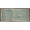 Image 2 : 1864 $10 The Confederate States of America Note