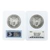 Image 2 : Set of 2011-2012 $1 American Silver Eagle Coins PCGS MS70