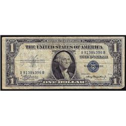 1935A $1 Silver Certificate Short Snorter Note