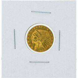 1925-D $2 1/2 Indian Head Quarter Eagle Gold Coin