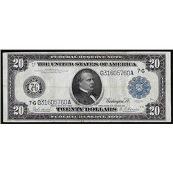 1914 $20 Federal Reserve Note