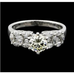 18KT White Gold 1.51ctw Diamond Ring