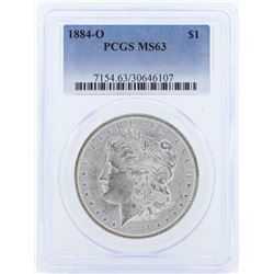 1884-O $1 Morgan Silver Dollar Coin PCGS MS63