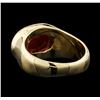 Image 3 : 14K Yellow Gold Oval Cut Catseye Gemstone Ring