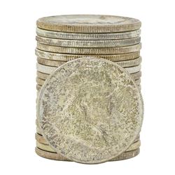 Roll of (20) 1954 Brilliant Uncirculated Franklin Half Dollar Coins