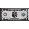 Image 1 : 1914 $5 Federal Reserve Note Blue Seal
