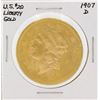 Image 1 : 1907-D $20 Liberty Head Double Eagle Gold Coin