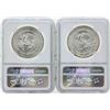 Image 2 : Set of 1983MO-1984MO Mexico 1 Onza Silver Libertad Coins NGC MS66