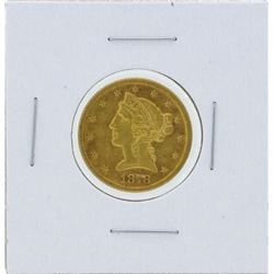 1878-S $5 Liberty Head Half Eagle Gold Coin