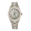 Image 1 : Rolex Stainless Steel 0.77ctw Diamond Oyster Perpetual Ladies Wristwatch