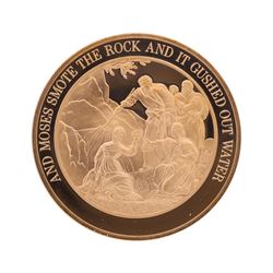 Franklin Mint Thomason Medallic Bible Proof Bronze Medal