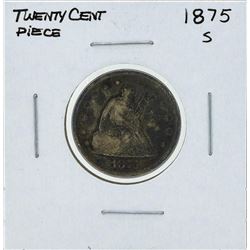 1875-S Seated Liberty  Twenty Cent Coin