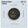 Image 1 : 1875-S Seated Liberty  Twenty Cent Coin