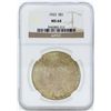 Image 1 : 1923 $1 Peace Silver Dollar Coin NGC MS64
