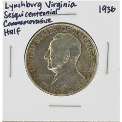 1936 Lynchburg Virginia Sesquicentennial Commemorative Half Dollar Coin