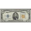 Image 1 : 1934A $5 North Africa Silver Certificate WWII Emergency Note